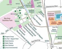 2024 Houston Ship Channel Industrial Map