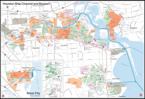 2024 Houston Ship Channel Industrial Map