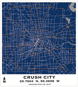 Houston Maps Decorative Series - Houston Map Company