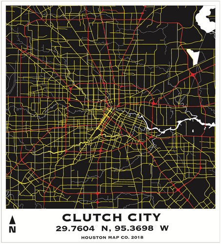 Houston Maps Decorative Series - Houston Map Company