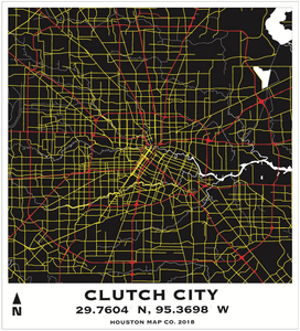 Houston Maps Decorative Series - Houston Map Company