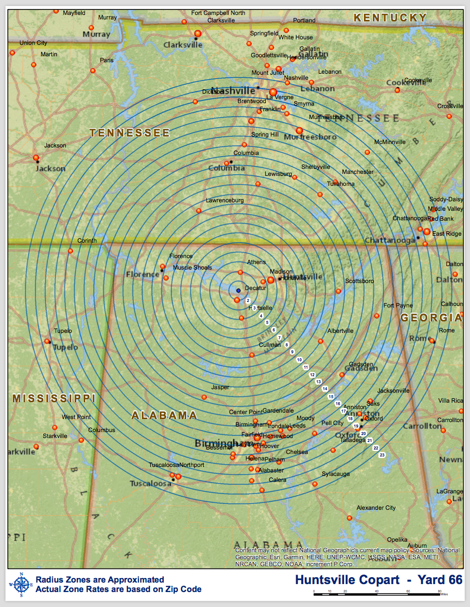 Copart Maps – Houston Map Company