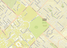 College Station Texas Mini-Map - Houston Map Company