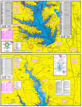 Lake Conroe Fishing Map - Houston Map Company