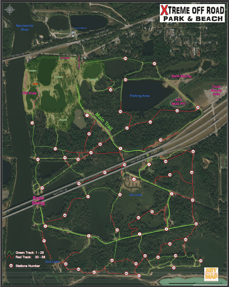 Xtreme Off Road Park - Houston Map Company