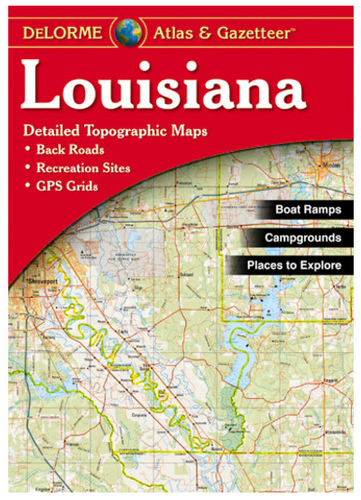 Louisiana DeLorme Atlas - Houston Map Company