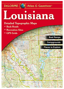 Louisiana DeLorme Atlas - Houston Map Company