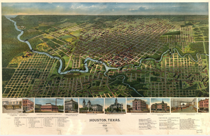 Houston Texas 1891 - Houston Map Company