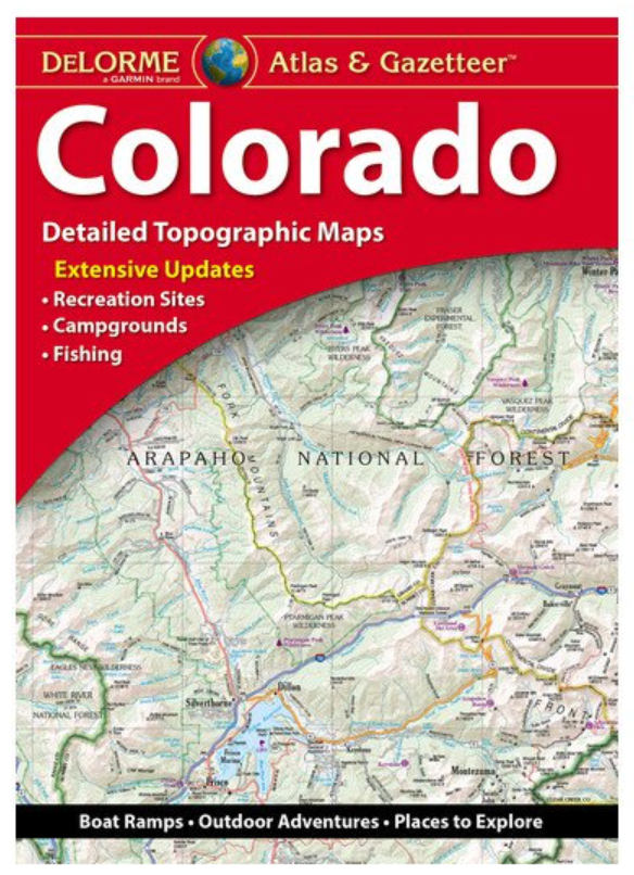 Colorado Delorme Atlas & Gazetteer