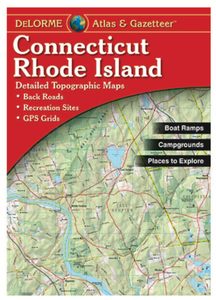 Connecticut & Rhode Island DeLorme Atlas & Gazetteer
