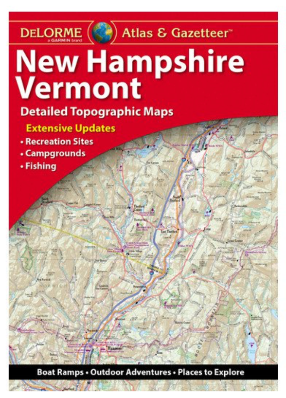 New Hampshire/ Vermont DeLorme Atlas & Gazetteer
