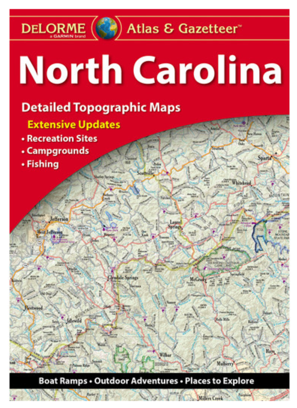North Carolina Delorme Atlas & Gazetteer