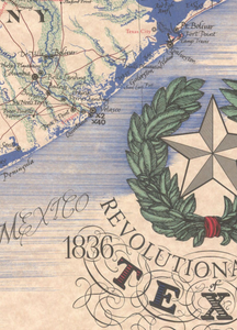 Texas Revolutionary Map 1836