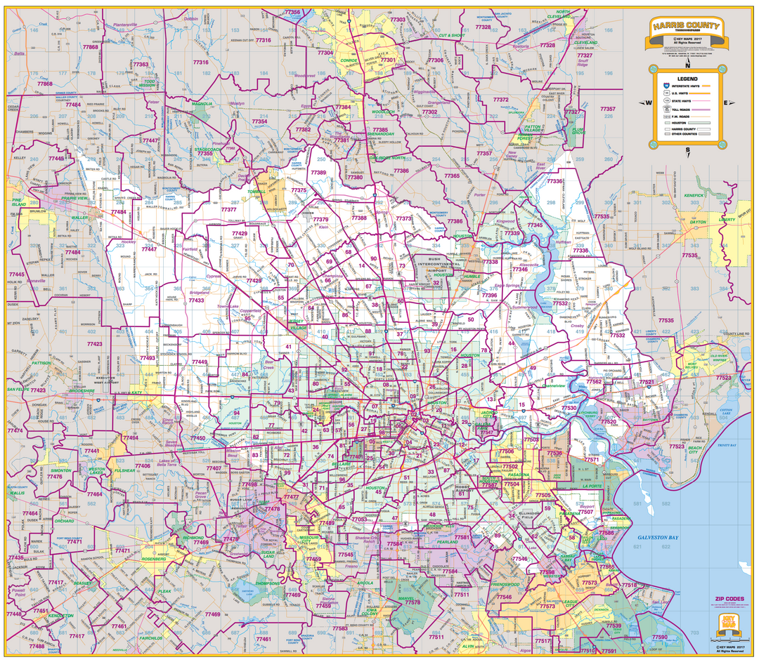 Houston Maps โ Houston Map Company
