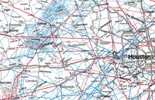 Texas Pipeline Wall Map 2023