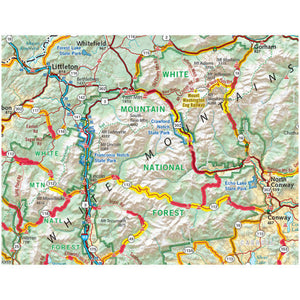 Northern New England Folding Map - Butler - Houston Map Company