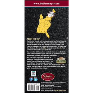 Northern New England Folding Map - Butler - Houston Map Company