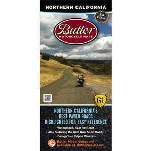 Northern California Folding Map - Butler - Houston Map Company