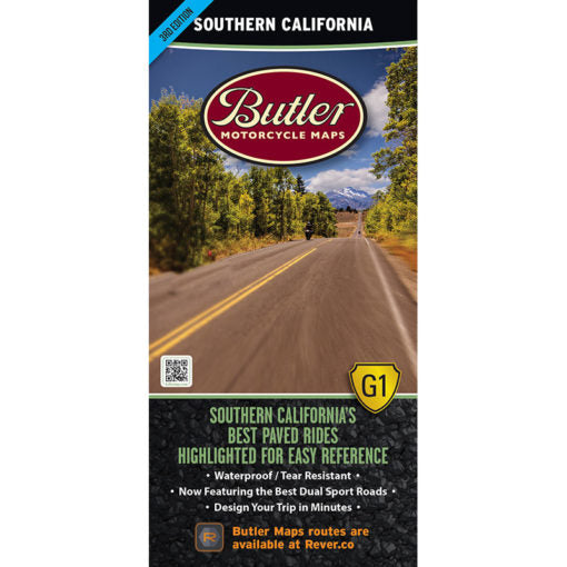 Southern California Folding Map - Butler - Houston Map Company