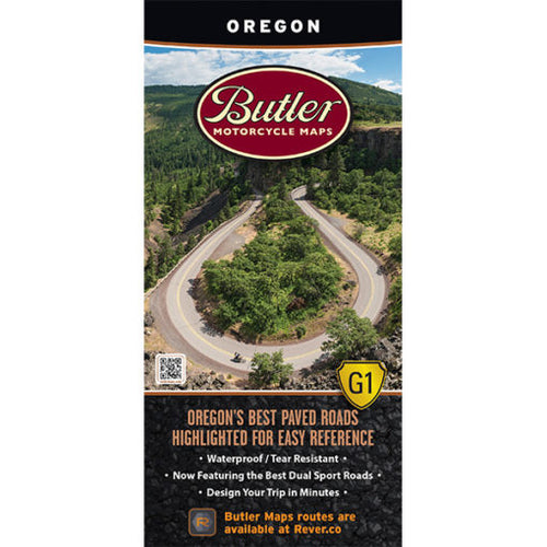Oregon Folding Map - Butler - Houston Map Company