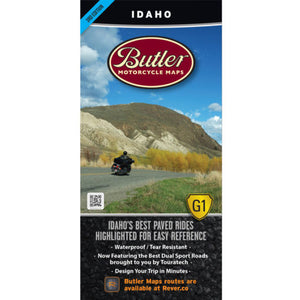 Idaho Folding Map - Butler - Houston Map Company