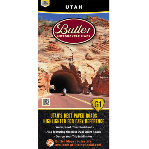 Utah Folding Map - Butler - Houston Map Company