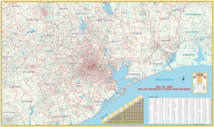 Roads Of Southeast Texas 2018 - Houston Map Company